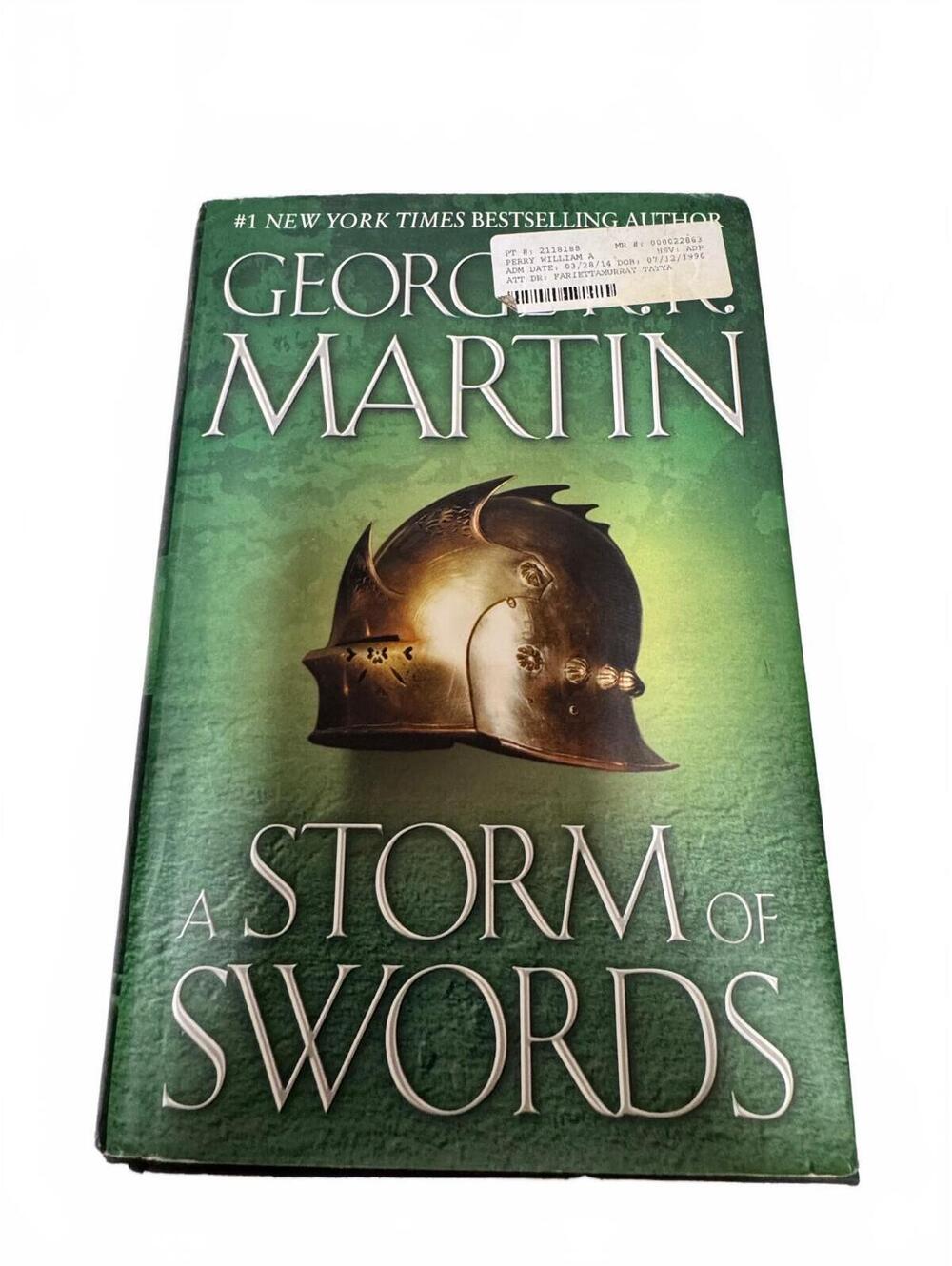 George R R Martin A Storm of Swords Hardcover Book 2000